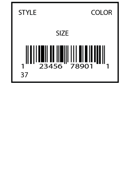 Bloomingdale's Direct Label 2 x 1.5
